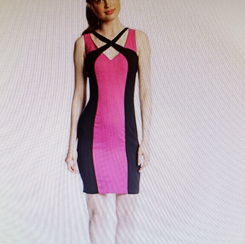 XOXO Juniors Crisscross Colorblocked Dress 7/8